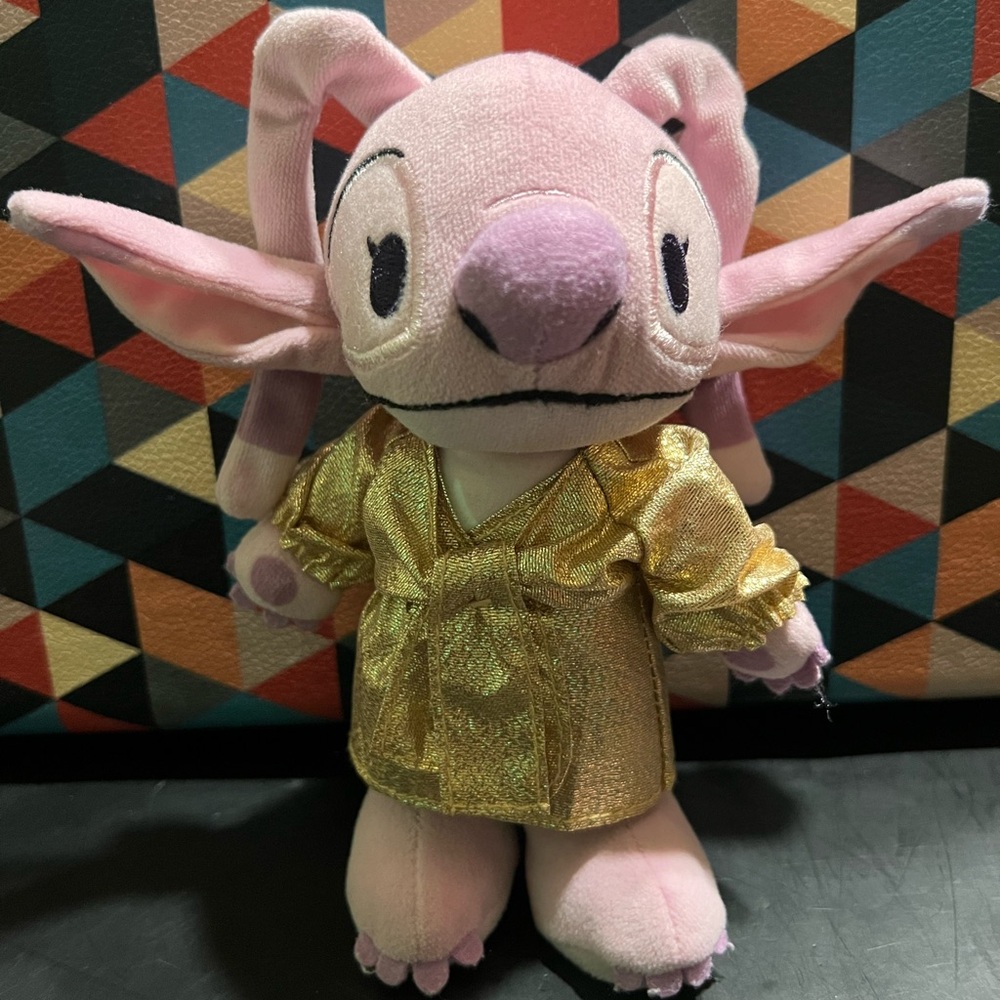 Disney Nuimos Angel & Gold Dress Lilo & Stitch Character Plush Stuffed Animals